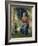 Peasant and girl, Eragny-Camille Pissarro-Framed Giclee Print