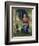 Peasant and girl, Eragny-Camille Pissarro-Framed Giclee Print