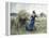 Peasant and Hay-Julien Dupre-Framed Premier Image Canvas