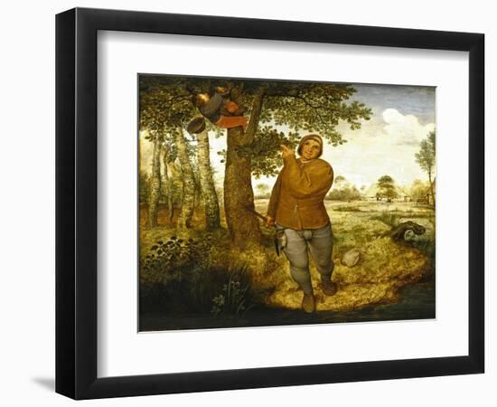 Peasant and the Nest Robber-Pieter Bruegel the Elder-Framed Art Print