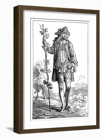 Peasant Costume-Jean-Antoine Watteau-Framed Giclee Print