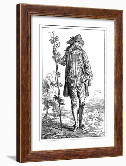 Peasant Costume-Jean-Antoine Watteau-Framed Giclee Print