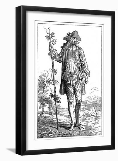 Peasant Costume-Jean-Antoine Watteau-Framed Giclee Print