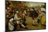 Peasant Dance, (Bauerntanz) 1568-Pieter Bruegel the Elder-Mounted Giclee Print