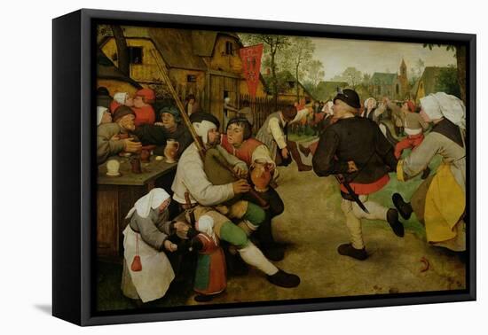 Peasant Dance, (Bauerntanz) 1568-Pieter Bruegel the Elder-Framed Premier Image Canvas