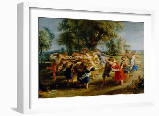 Peasant Dance-Peter Paul Rubens-Framed Giclee Print