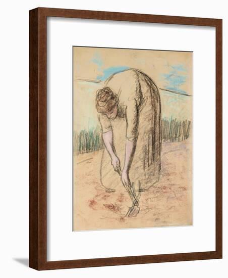 Peasant Gardening-Julio González-Framed Giclee Print