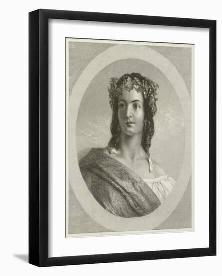 Peasant Girl of Gensano-Thomas Uwins-Framed Giclee Print