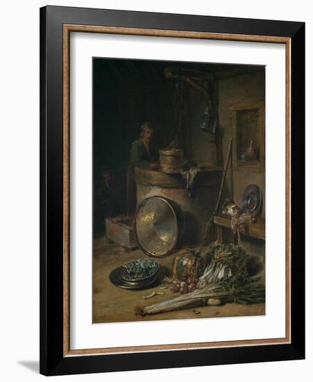 Peasant Interior with Woman at a Well, C.1642–43-Willem Kalf-Framed Giclee Print