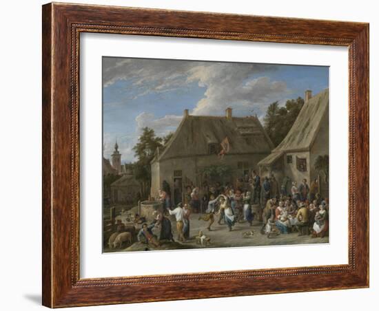 Peasant Kermis, C.1665-David the Younger Teniers-Framed Giclee Print