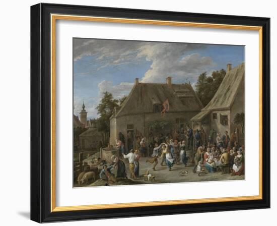 Peasant Kermis, C.1665-David the Younger Teniers-Framed Giclee Print