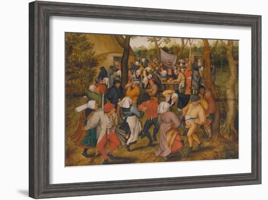 Peasant Kermis-Pieter Brueghel the Younger-Framed Giclee Print