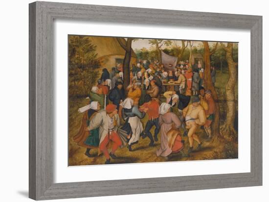 Peasant Kermis-Pieter Brueghel the Younger-Framed Giclee Print