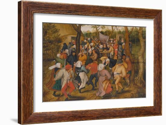 Peasant Kermis-Pieter Brueghel the Younger-Framed Giclee Print