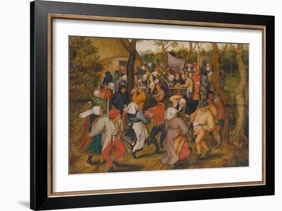 Peasant Kermis-Pieter Brueghel the Younger-Framed Giclee Print