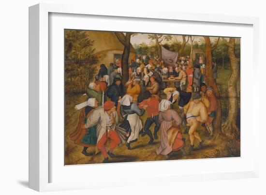 Peasant Kermis-Pieter Brueghel the Younger-Framed Giclee Print