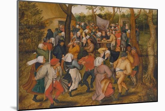 Peasant Kermis-Pieter Brueghel the Younger-Mounted Giclee Print