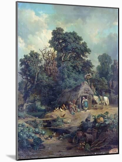 Peasant Landscape-Edouard-Theophile Blanchard-Mounted Giclee Print