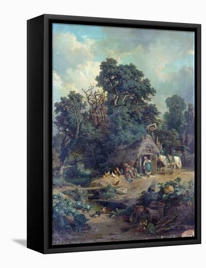 Peasant Landscape-Edouard-Theophile Blanchard-Framed Premier Image Canvas