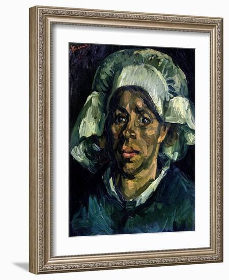 Peasant Woman, 1885-Vincent van Gogh-Framed Giclee Print