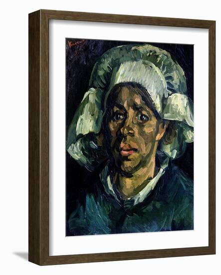 Peasant Woman, 1885-Vincent van Gogh-Framed Giclee Print