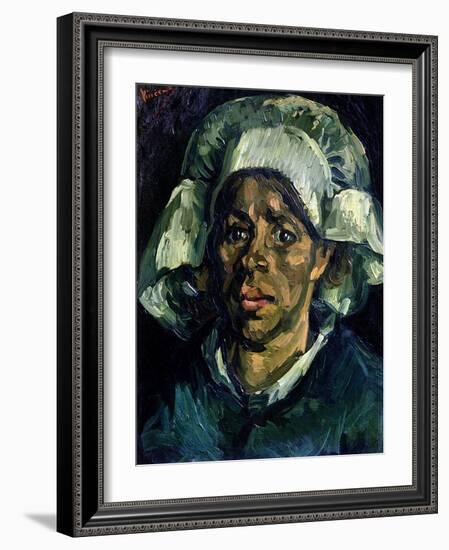 Peasant Woman, 1885-Vincent van Gogh-Framed Giclee Print