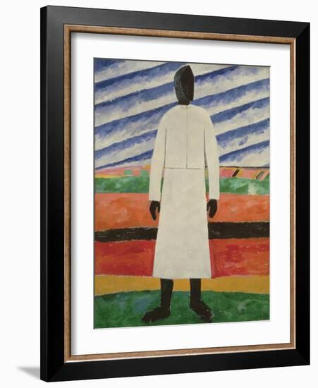 Peasant Woman, 1928-32-Kazimir Severinovich Malevich-Framed Giclee Print