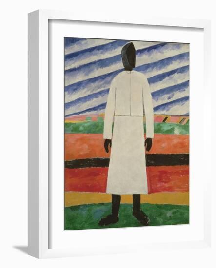 Peasant Woman, 1928-32-Kazimir Severinovich Malevich-Framed Giclee Print