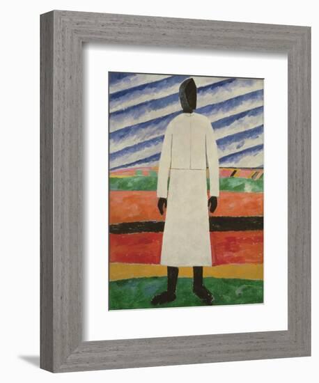 Peasant Woman, 1928-32-Kazimir Severinovich Malevich-Framed Giclee Print