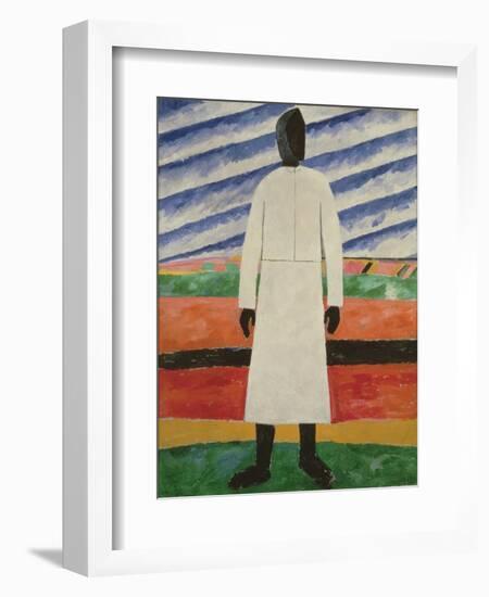 Peasant Woman, 1928-32-Kazimir Severinovich Malevich-Framed Giclee Print