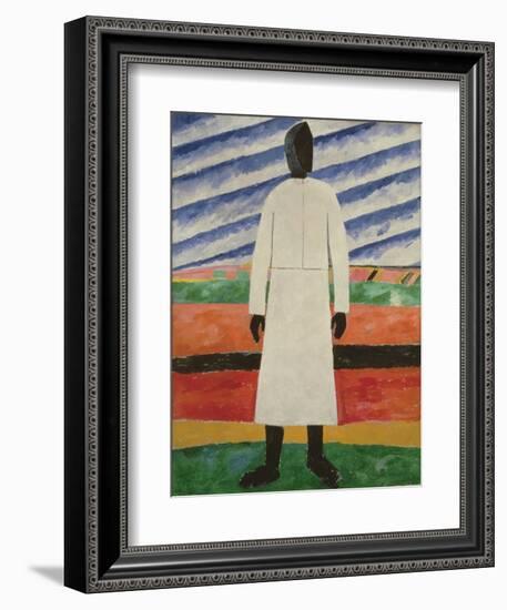 Peasant Woman, 1928-32-Kazimir Severinovich Malevich-Framed Giclee Print