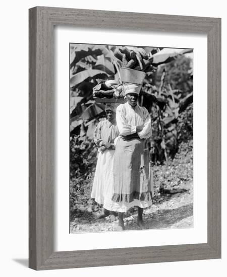 Peasant Woman, Jamaica, 1908-09-Harry Hamilton Johnston-Framed Photographic Print