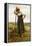 Peasant Woman Leaning on a Pitchfork-Julien Dupre-Framed Premier Image Canvas