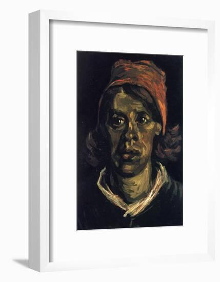 Peasant Woman-Vincent van Gogh-Framed Art Print