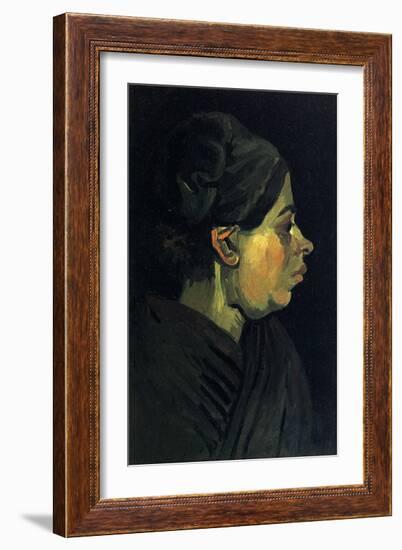 Peasant Woman-Vincent van Gogh-Framed Art Print