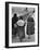 Peasant Women on a Bridge in Budapest-William Vandivert-Framed Photographic Print