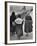 Peasant Women on a Bridge in Budapest-William Vandivert-Framed Photographic Print