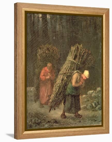 Peasant Women with Brushwood, circa 1858-Jean-François Millet-Framed Premier Image Canvas