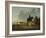 Peasants and Cattle by the River Merwede, C.1655-60-Aelbert Cuyp-Framed Giclee Print