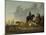 Peasants and Cattle by the River Merwede, C.1655-60-Aelbert Cuyp-Mounted Giclee Print