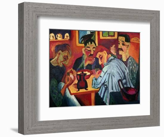 Peasants at Midday, 1920-Ernst Ludwig Kirchner-Framed Giclee Print