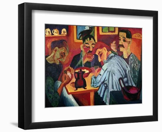 Peasants at Midday, 1920-Ernst Ludwig Kirchner-Framed Giclee Print