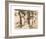 Peasants Carrying Sticks, 1896-Camille Pissarro-Framed Premium Giclee Print