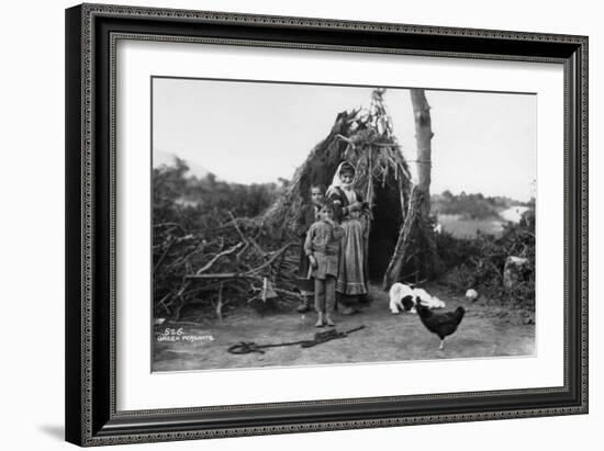 Peasants, Greece, C1920s-C1930s-null-Framed Photographic Print