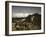 Peasants Harvesting Potatoes During Flooding of Rhine in 1852-Gustave Brion-Framed Giclee Print