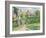 Peasants' House-Camille Pissarro-Framed Giclee Print