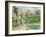 Peasants' House-Camille Pissarro-Framed Giclee Print