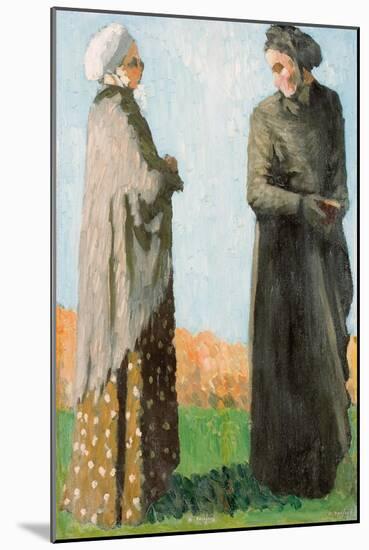Peasants in Sunday Dress, 1890 (Oil on Canvas)-Ker Xavier Roussel-Mounted Giclee Print