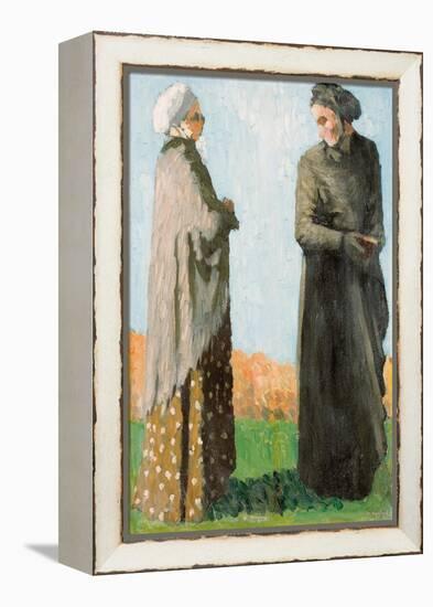 Peasants in Sunday Dress, 1890 (Oil on Canvas)-Ker Xavier Roussel-Framed Premier Image Canvas