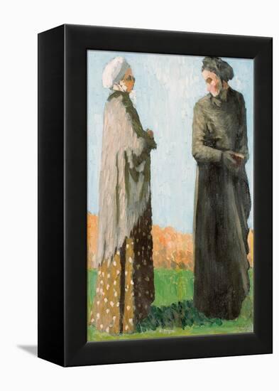 Peasants in Sunday Dress, 1890 (Oil on Canvas)-Ker Xavier Roussel-Framed Premier Image Canvas